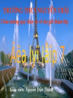 Bài 6. Môi trường nhiệt đới