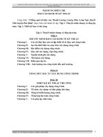 Báo cáo kinh tê kỹ thuật công trình chống quá tải khu vực thanh lương, lương phú, làng ngò, quyết tiến huyện phú bình