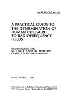 NCRP report no 119  a practical guide to the determination of human exposure to radiofrequency fields 