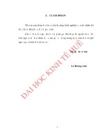 Hoàn thiện công tác kiểm tra thuế đối với các doanh nghiệp tại chi cục thuế thị xã sầm sơn 