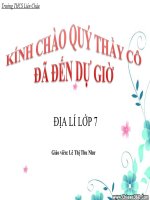 Bài 2. Sự phân bố dân cư. Các chủng tộc trên thế giới