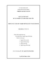 Đấu tranh phòng, chống tội giết người trên địa bàn TP  hồ chí minh 