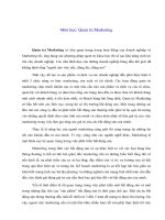 So sánh hoạt đông marketing trong lĩnh vực KD bất động sản và các lĩnh vực khác 