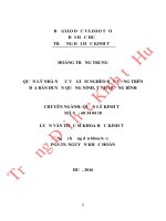 Quản lý nhà nước về giảm nghèo bền vững trên địa bàn huyện quảng ninh, tỉnh quảng bình 