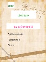 Bài 12. Liên kết ion - Tinh thể ion