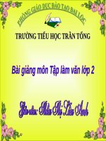Tuần 31. Đáp lời khen ngợi. Tả ngắn về Bác Hồ