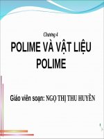 Bài 13. Đại cương về polime