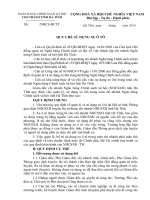 Quy chế sử dụng xe ô tô