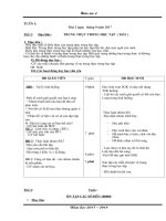 Giáo án lớp 4 trọn bộ năm 2017