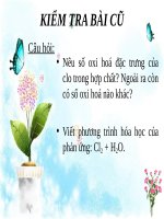 Bài 24. Sơ lược về hợp chất có oxi của clo