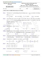 006 TOAN 12 HK2 THPT NGUYEN HUE   HUE  2016 2017 