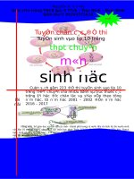 Bộ 223 đề thi vào lớp 10 CHuyên sinh