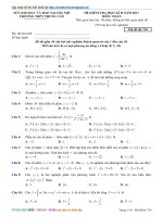 007 TOAN 12 HK2 THPT TRUNG VAN   HA NOI 