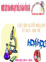 Bài 8. Sự biến đổi tuần hoàn cấu hình electron nguyên tử của các nguyên tố hoá học