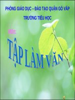 Tuần 28. Đáp lời chia vui. Tả ngắn về cây cối