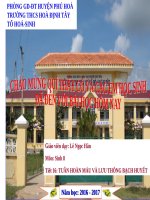 Bài 16. Tuần hoàn máu và lưu thông bạch huyết