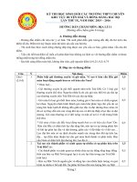 Đề thi và đáp án môn địa lý  kỳ thi HSG các trường chuyên khu vực duyên hải  đồng bằng bắc bộ lần thứ IX năm 2016 