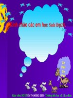 Tuần 3. Bạn của Nai Nhỏ