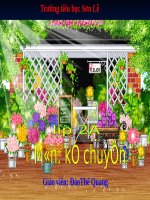 Tuần 13. Bông hoa Niềm Vui