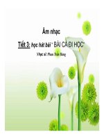 Hoc hat bai ca di hoc 