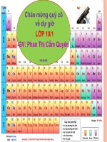 Bài 10. Ý nghĩa của bảng tuần hoàn các nguyên tố hoá học