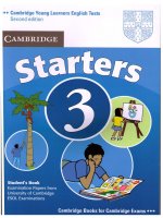 Cambridge starters 3 book 