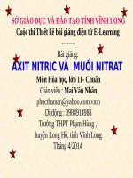 Bài 9. Axit nitric và muối nitrat