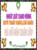 Tuần 28. Đáp lời chia vui. Tả ngắn về cây cối