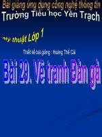 Bài 29. Vẽ tranh Đàn gà nhà em (Vẽ con vật em yêu thích)