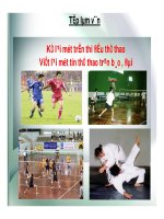 TLV ke lai mot tran thi dau the thao 