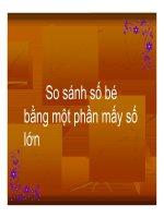 So sanh so be bang mot phan may so lon 