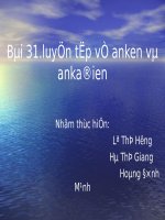Bài 31. Luyện tập: Anken và Ankađien