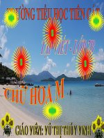 Tuần 14. Chữ hoa: M