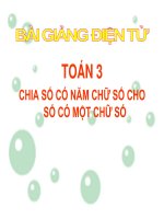 Chia so co 5 chu so voi so co 1 chu so 