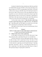Phát triển dịch vụ khách hàng cá nhân tại ngân hàng thương mại cổ phần nam việt chi nhánh hà nội (tt) 
