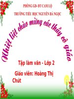 Tuần 26. Đáp lời đồng ý. Tả ngắn về biển