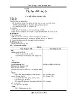 Giáo án lớp 3 trọn bộ năm 2017