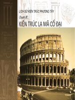 Lịch sử kiến trúc phương tây la mã cổ đại _Bản full