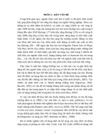 Khóa luận thạc sĩ bổ sung than và giấm gỗ vào khẩu phần ăn của lợn nhằm giảm tỉ lệ tiêu chảy