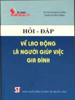 Hỏi đáp về lao động là người giúp việc gia đình 