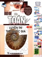 Bộ đề toán luyện thi THPT quốc gia   t1 