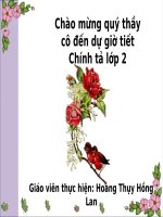 Tuần 21. Tập chép: Chim sơn ca và bông cúc trắng