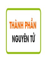 Bài 1. Thành phần nguyên tử