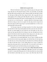 Hoàn thiện phân tích tình hình tài chính tại công ty cổ phần sữa ở việt nam (tt) 