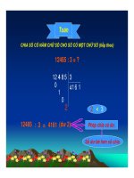 Chia so co 5 chu so cho so co 1 chu so tiep theo 