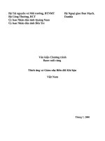 Thích ứng và Giảm nhẹ Biến đổi Khí hậu   Việt Nam