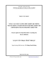 Nâng cao chất lượng điều khiển hệ thống truyền động có khe hở bằng bộ điều khiển mờ chỉnh định tham số bộ điều khiển PID (LV thạc sĩ)
