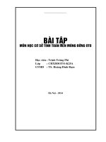 Tiểu luận môn cơ sở tính toán nền móng đường ô tô lý thuyết tính toán mô đun đàn hồi tương đương nền nhiều lớp 