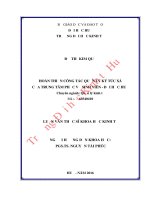 Hoàn thiện công tác quản lý ký túc xá tại trung tâm phục vụ sinh viên đại học huế 