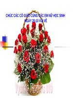 Bài 9. Đề tài Ngày Nhà giáo Việt Nam